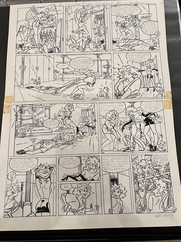 Henk Kuijpers, Originele pagina Gangsterfilm - Planche originale