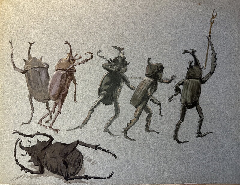 Georges Girardot, Les premiers hommes dans la Lune, 1902 - Planche originale