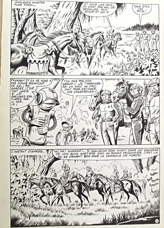 Juan Martínez Osete, Juan Martínez Osete, Vick n°21, La planète en folie, planche 24 (Mon journal) - Planche originale