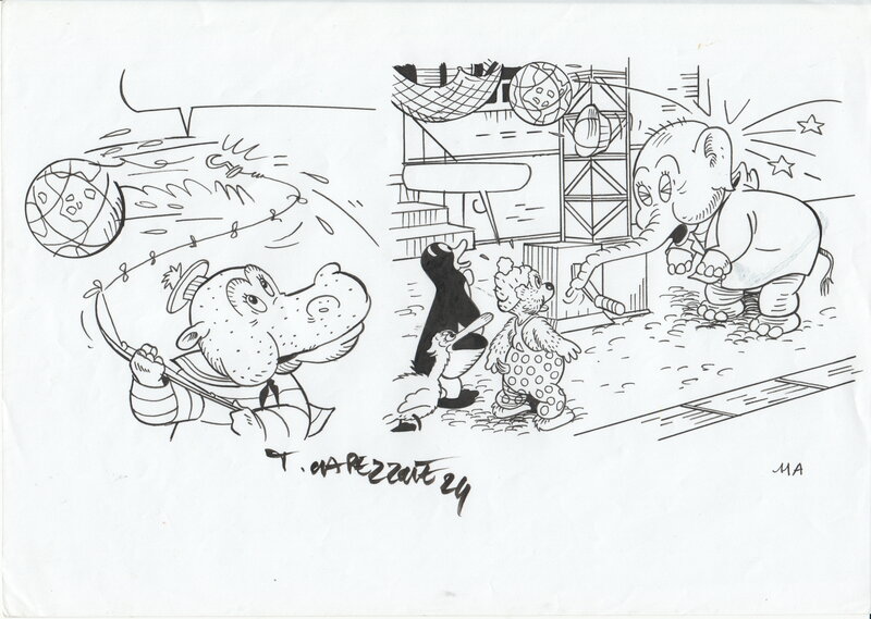 Petzi by Thierry Cappezzonz - Original Illustration