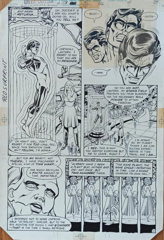 Keith Pollard, Mike DeCarlo, Green Lantern Vol 2 #158 (1982) - Planche originale