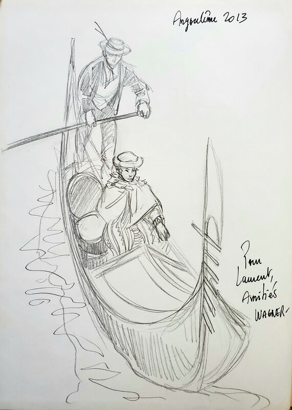 Vincent Wagner, VENISE HANTEE   T1 L'ETRANGE MORT DE LORD MONTBARRY - Dédicace