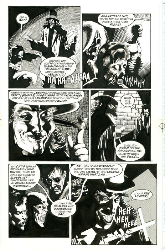 En vente - Kelley Jones, John Beatty, Batman: Bloodstorm / Joker - Planche originale