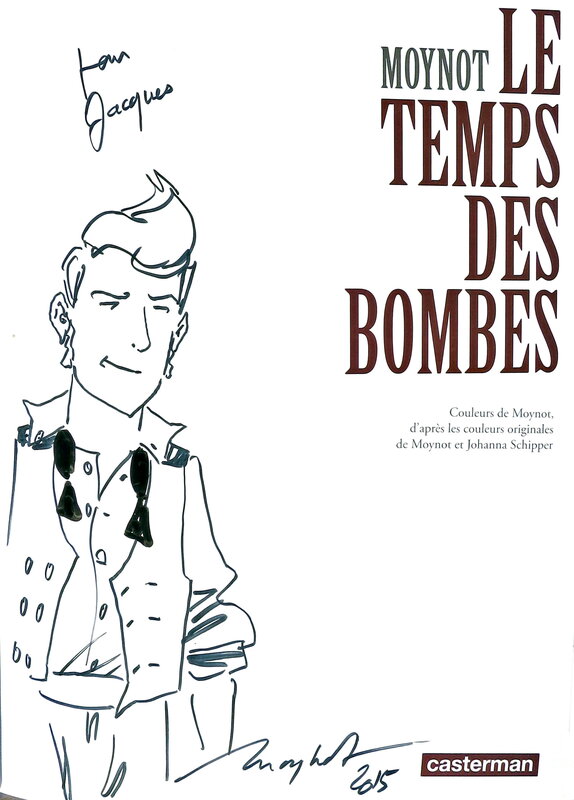 Le temps des bombes par Emmanuel Moynot - Dédicace