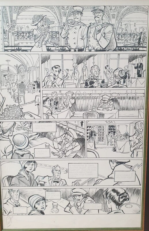 Silas Corey par Pierre Alary - Planche originale