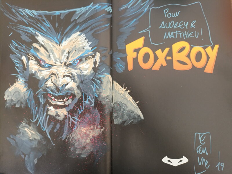 Laurent Lefeuvre, Dédicace dans Fox-Boy Tome 2 - Sketch