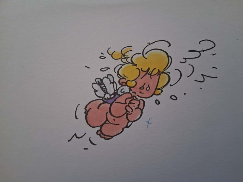 Cupidon par Malik - Illustration originale