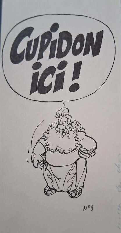 St Pierre (Cupidon) par Malik - Illustration originale