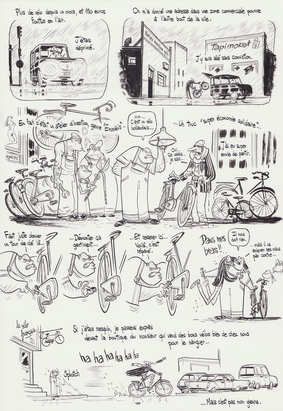 Batavus horribilis par Cyril Pedrosa - Planche originale