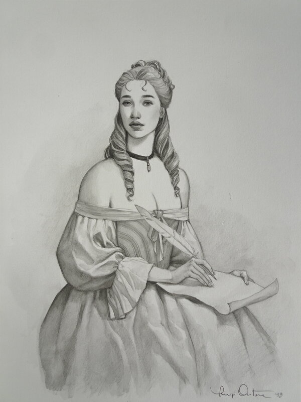 Anna par Luigi Critone - Illustration originale