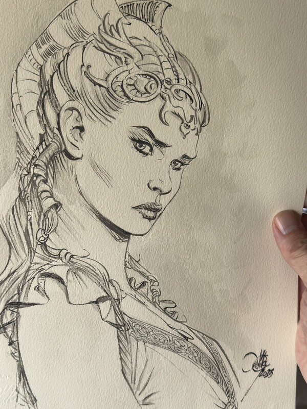 For sale - Pénélope by Giulio De Vita - Original Illustration