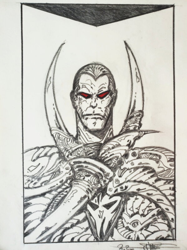 MECHA-SLOANE par Philippe Druillet - Illustration originale