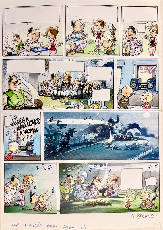 André Geerts, Sergio Salma, Jojo - Une fiancée pour papa - Comic Strip