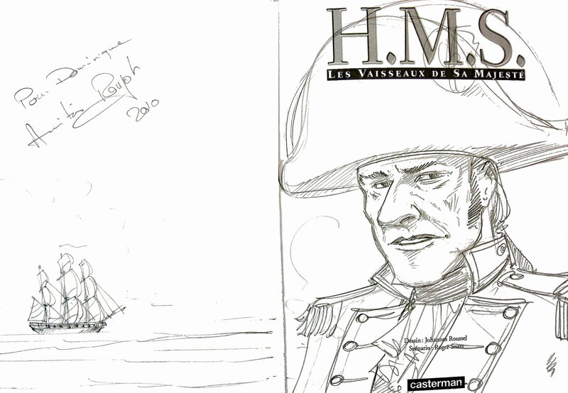 François Roussel, H.m.s - Les vaisseaux de sa majesté - Dédicace