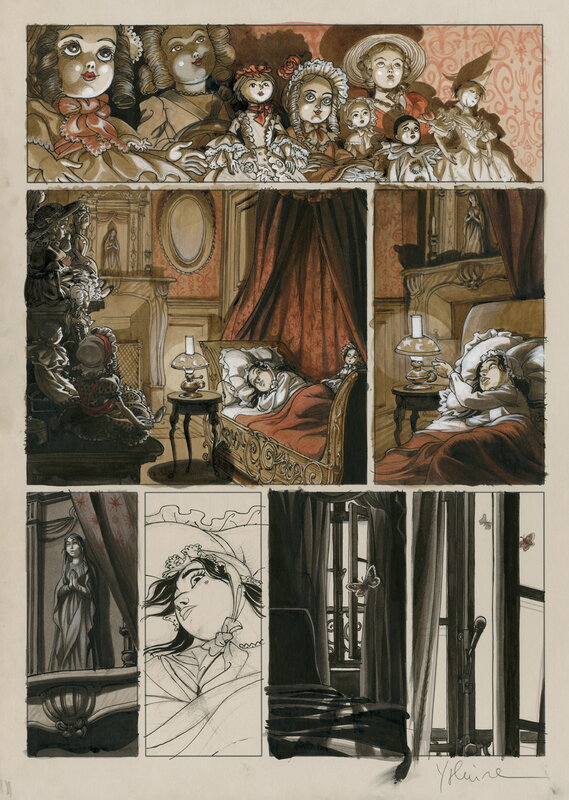En vente - Yslaire, Sambre - Fleur de Pavé, Tome 7 - Planche originale