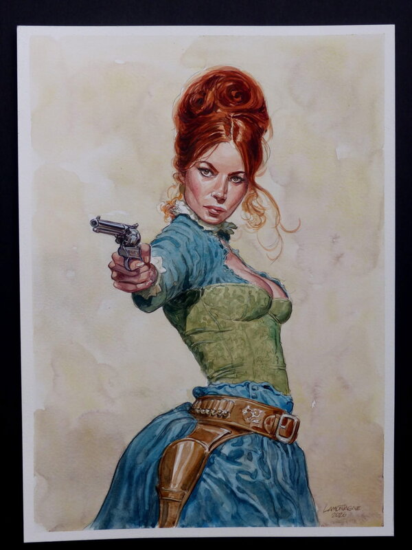 Cindy Bullet par Jacques Lamontagne - Illustration originale