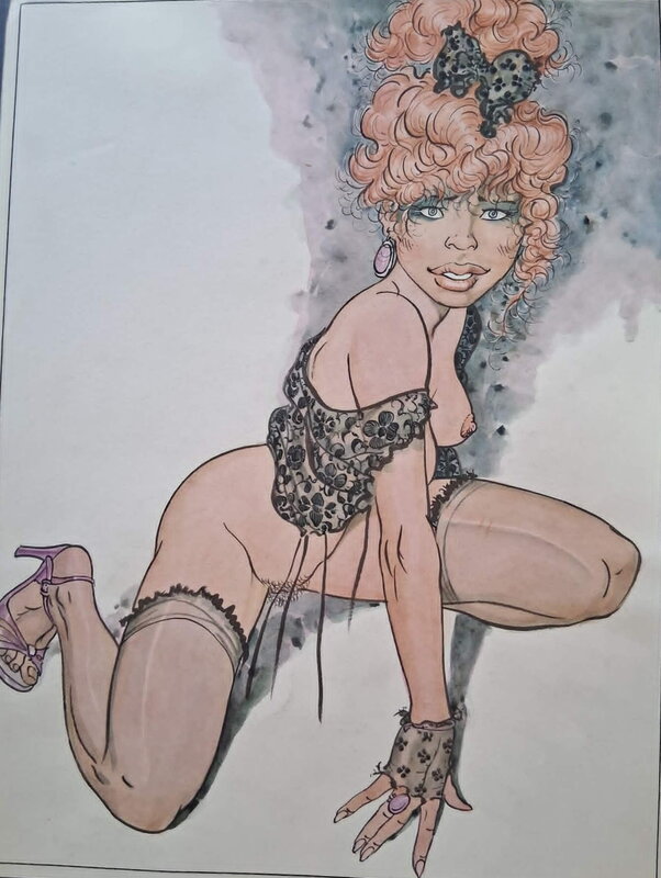 Malik, Archie Cash female personage - Illustration originale