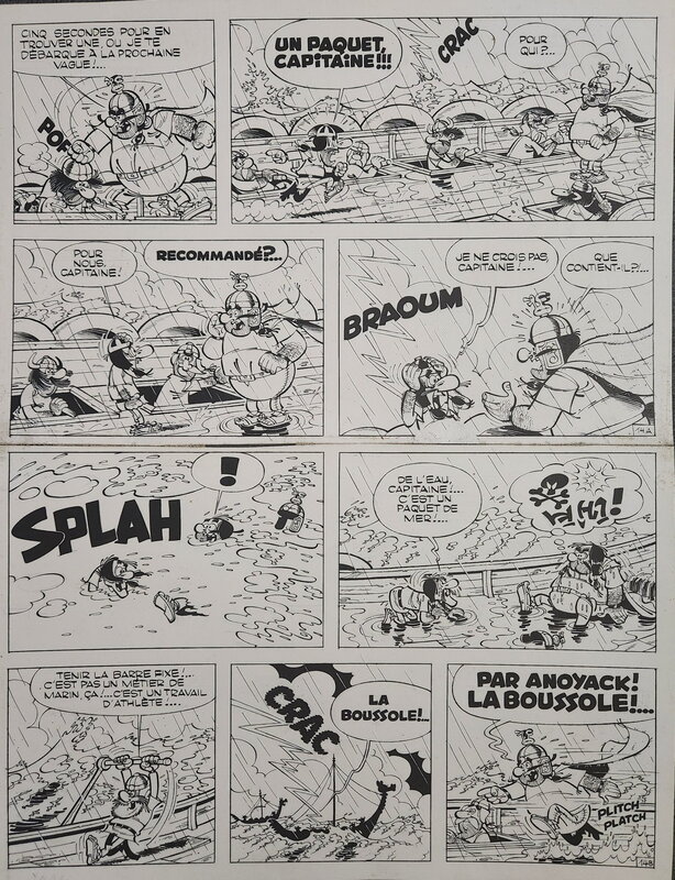 Marcel Remacle, Hultrasson ( perd le nord ) - Planche originale