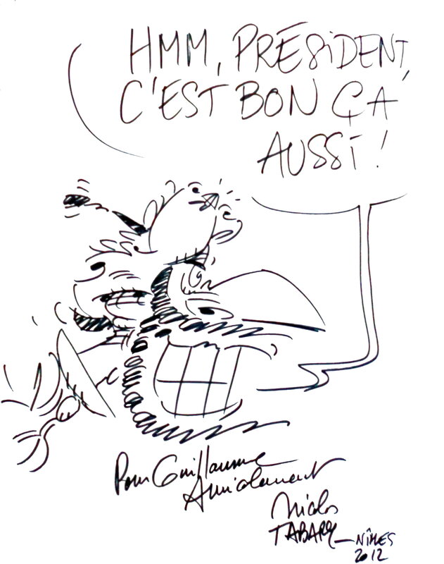 Iznogoud président par Nicolas Tabary - Dédicace