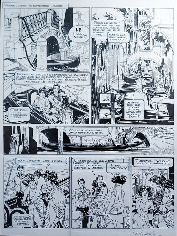 Largo Winch par Philippe Francq - Planche originale