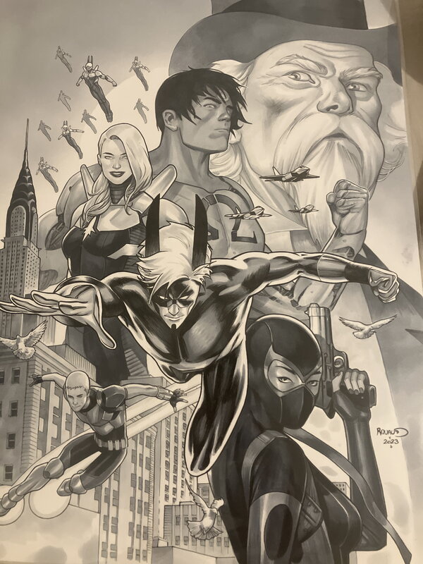 Couverture photonik 1 par paul renaud - Planche originale