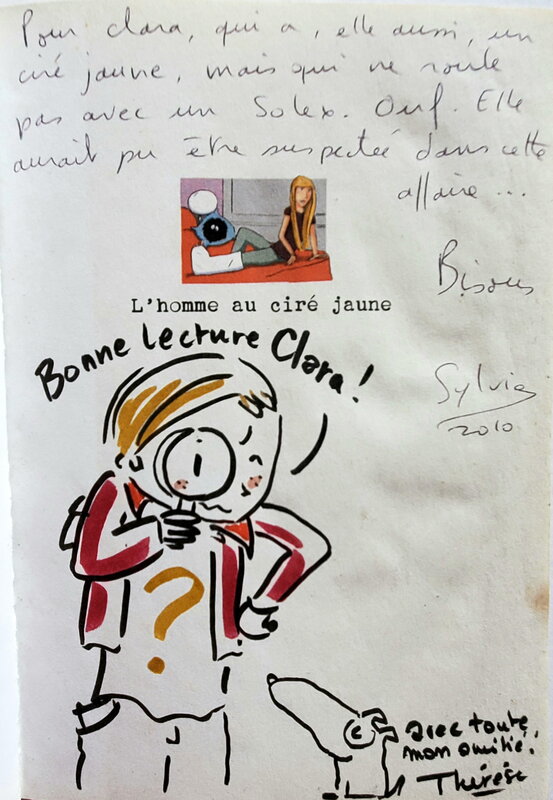 Thérèse Bonté, Sylvie De Mathuisieulx, ENIGMATIQUE, MON CHER ERIC... L'HOMME AU CIRE JAUNE - Sketch