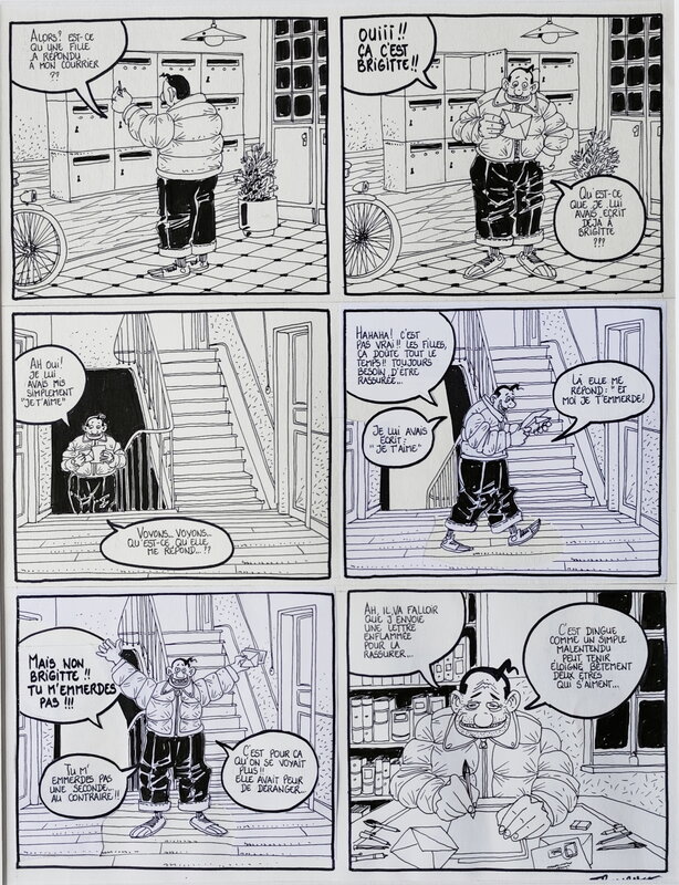Didier Tronchet, Jean Claude Tergal et Brigitte - Comic Strip
