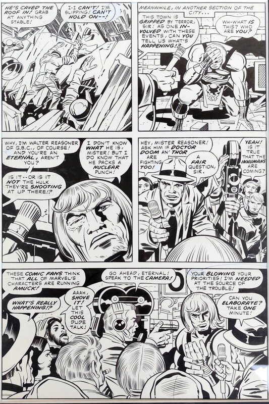 The ETERNALS by Jack Kirby, Mike Royer - Comic Strip