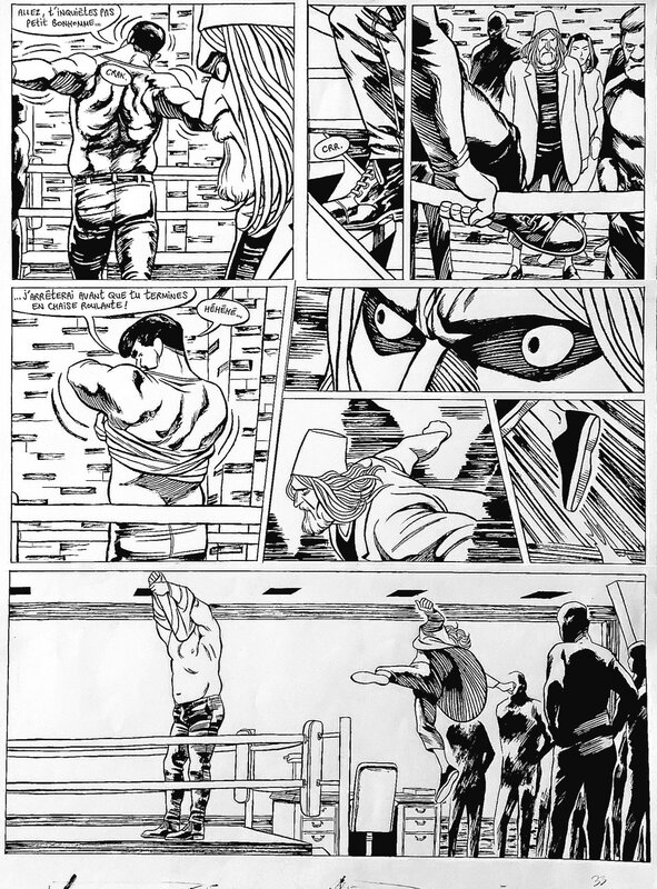 Frederik Peeters, On ne tourne pas le dos au derviche - Planche originale