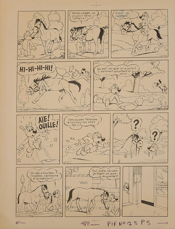 L'héritage de Pif par José Cabrero Arnal - Planche originale