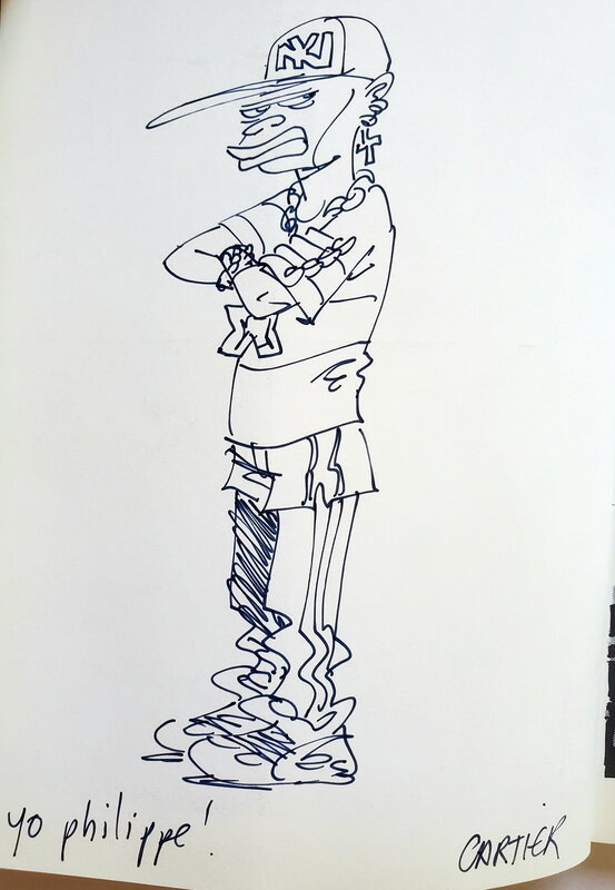 Éric Cartier, TOMPKINS SQUARE SANTERA - Sketch