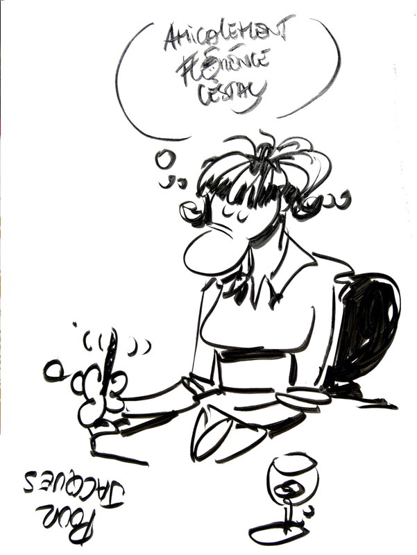 La vie d'artiste by Florence Cestac - Sketch