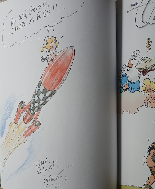 Dédicace Malik - Cupidon - Tome 22 : Une copine pour Cupidon - Dédicace