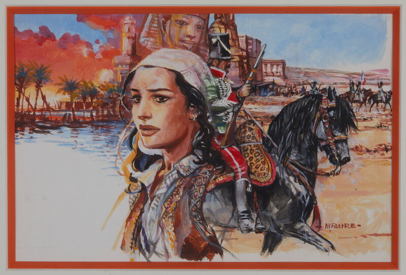 Michel Faure, Illustration Les fils de l'aigle - Illustration originale