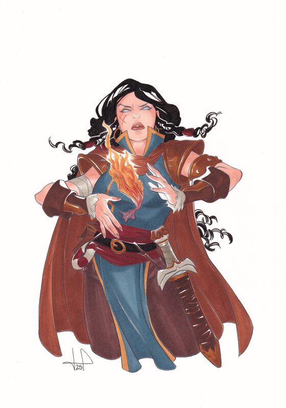 Livia Pastore, Mages - illustration Disha - Original Illustration