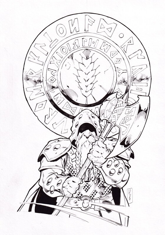 Giovanni Lorusso, Nains - illustration - Illustration originale