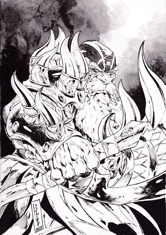 Giovanni Lorusso, Nains - illustration Gurdan - Illustration originale