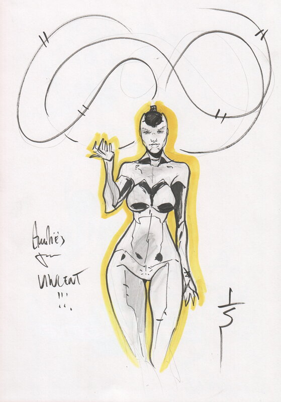 Miss Deeplane par Stéphane Louis - Dédicace
