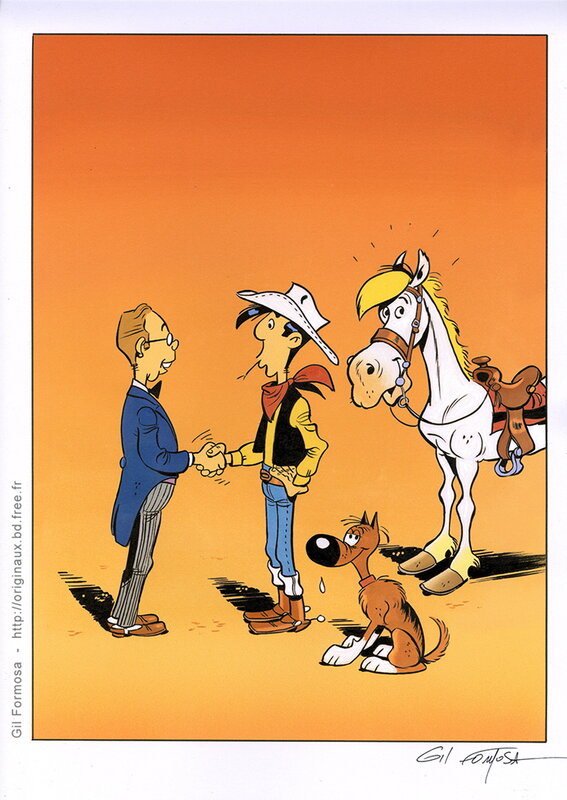 Gil Formosa, Lucky LUKE couverture album 