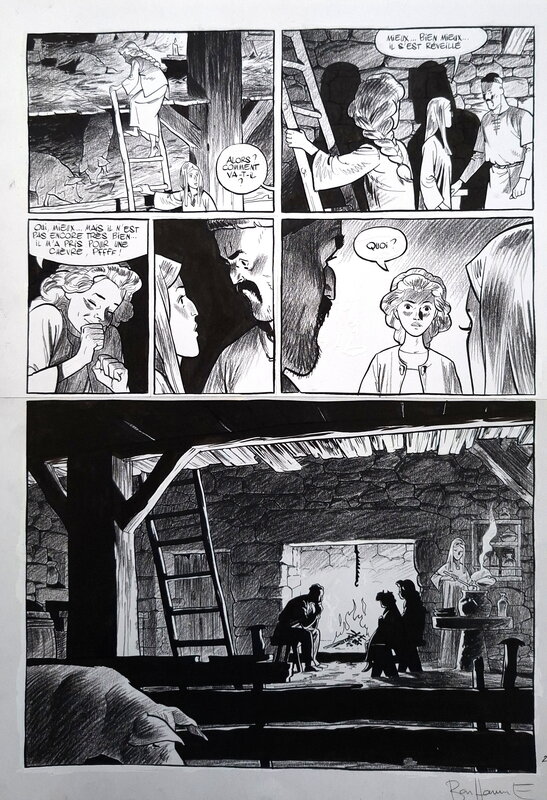 Matthieu Bonhomme, Gwen De Bonneval, Messire Guillaume, T. 3, Terre et mère - Comic Strip