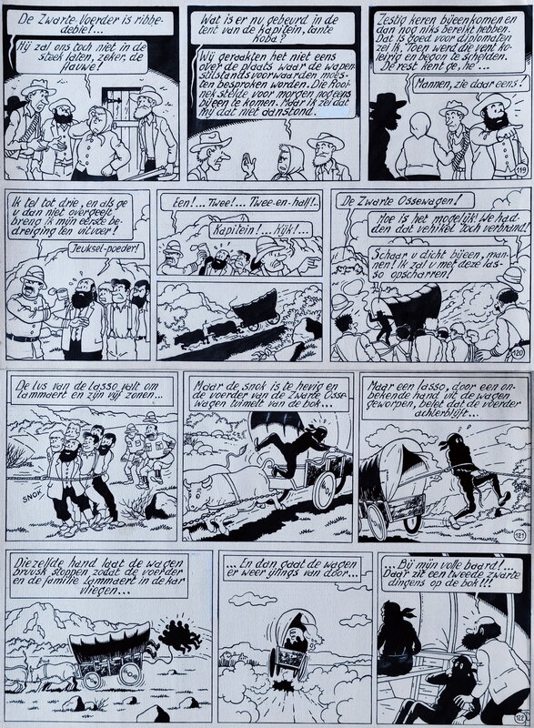 Bob De Moor, Les aventures de Tijl Uilenspiegel - t4 :  De zwarte ossewagen - Comic Strip