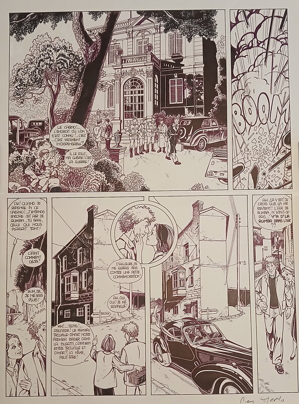 Du Souchon dans l'air - Makyo - Histoire en 4 pages - Y'a de la rumba dans l'air - Planche originale