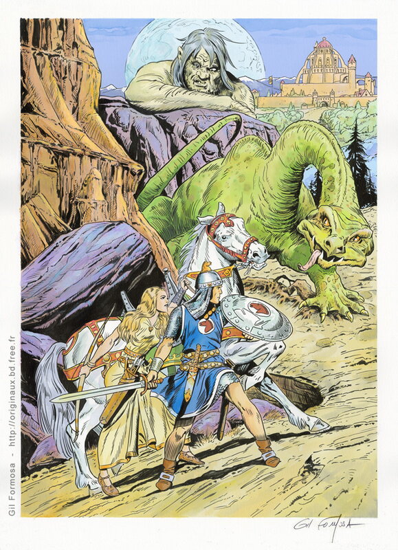 PRINCE VALIANT by Gil Formosa - Original Illustration