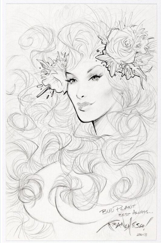 Franchesco (Bufano) - Poison Ivy Illustration Original Art (2013) - Illustration originale