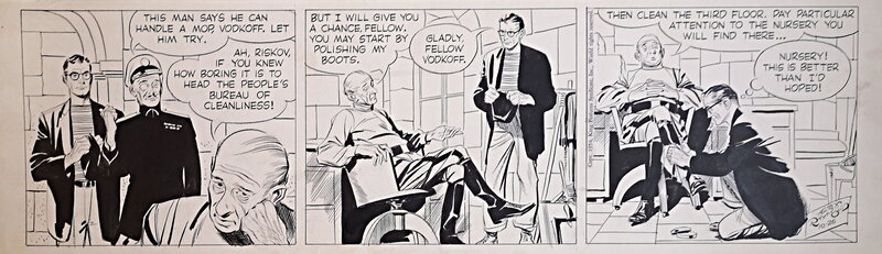 Rip Kirby par Alex Raymond - Planche originale