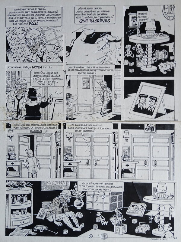 Julie Brizard - Le Cheval à bascule - page 2 - Urbain - Planche originale