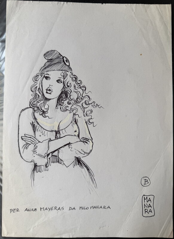 For sale - Milo Manara, Dessin Original 