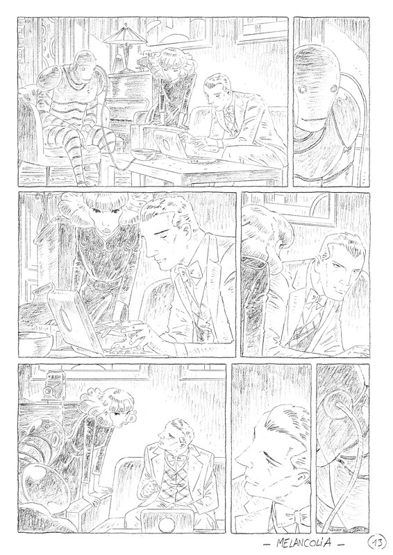 For sale - Cyril Bonin - Karl p. 13 - Comic Strip