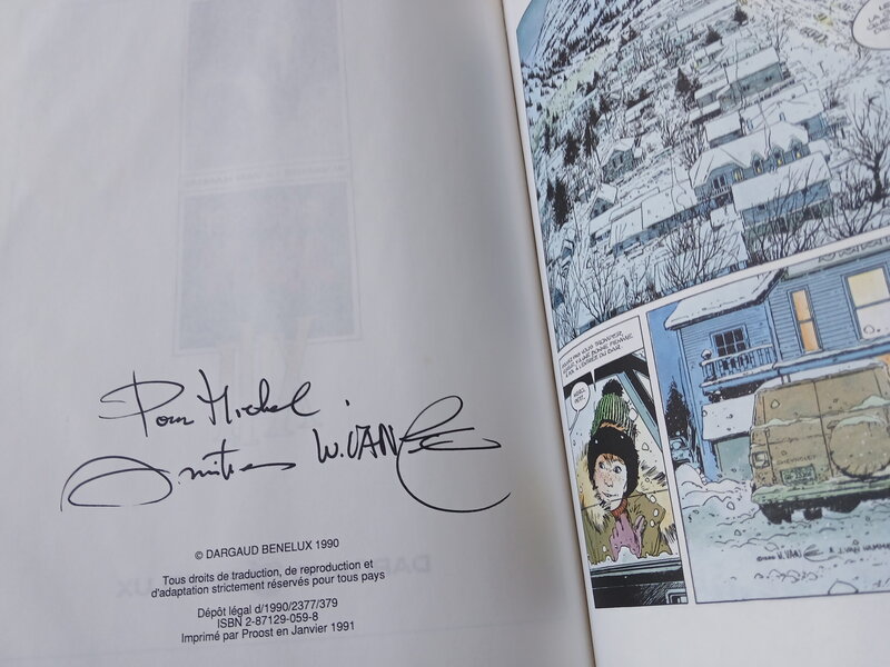 Dédicace William Vance - XIII - Tome 6 : le dossier Jason Fly - Sketch