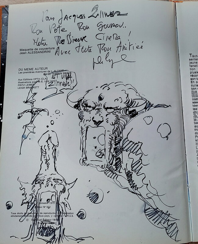 Les 6 voyages by Philippe Druillet - Sketch